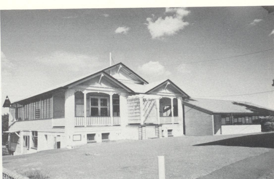 St Ita’s Church–School as opened in 1919, showing the original building and later extensions completed in 1977